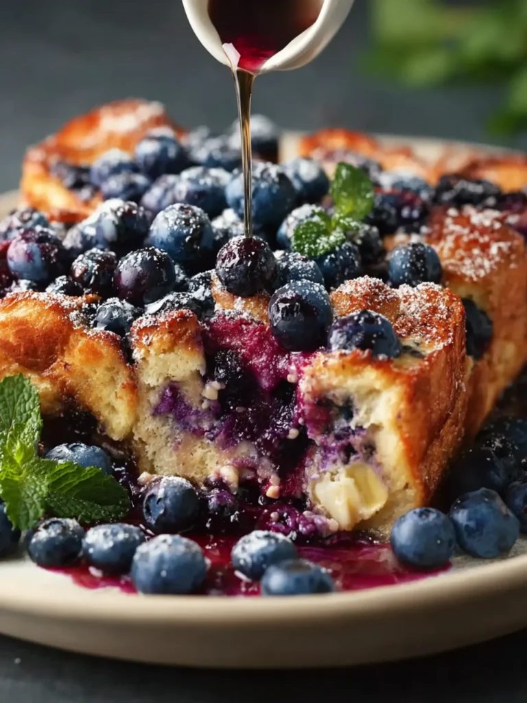 Best Blueberry French Toast Casserole First Image