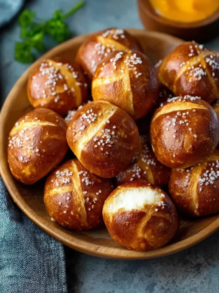 Homemade Soft Pretzel Bites First Image