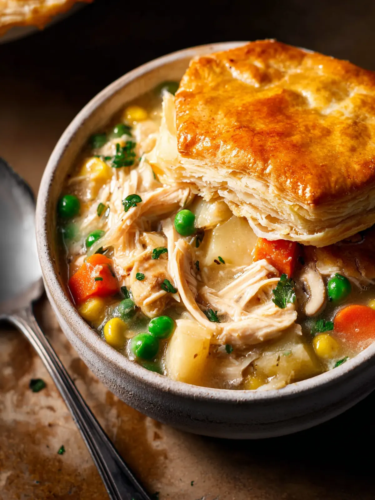 Slow Cooker Chicken Pot Pie First Image