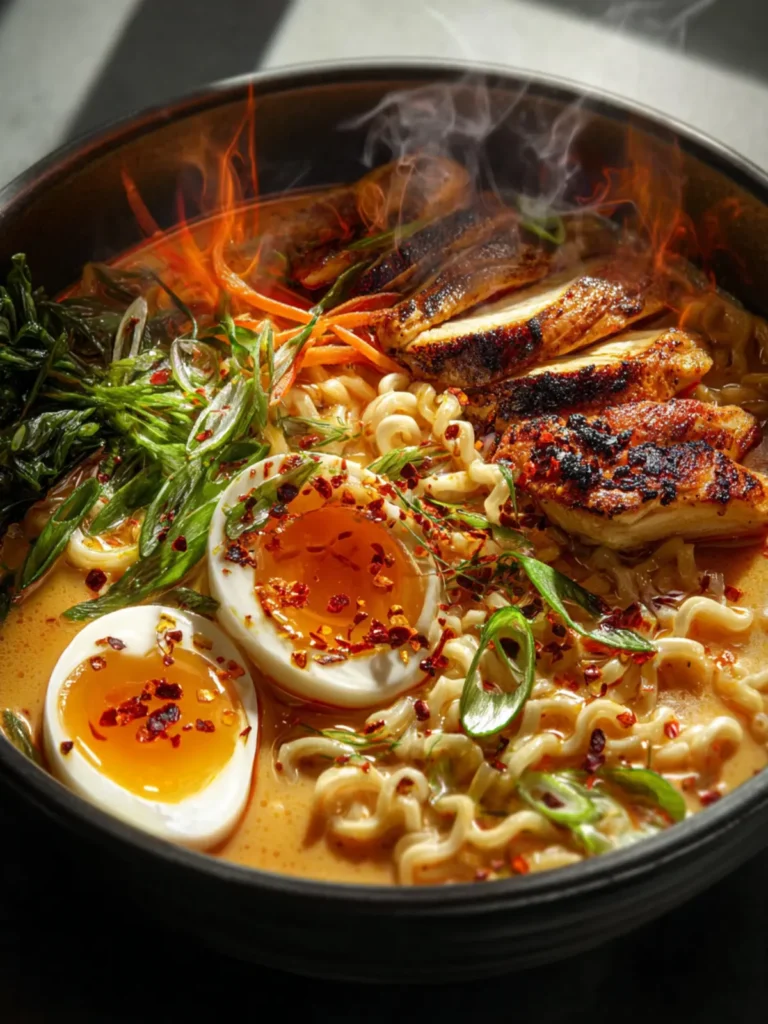 fiery chicken ramen First Image