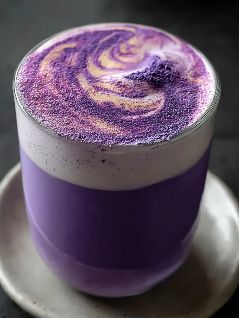 ube latte sweet potato First Image