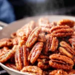 Candied Pecans on Stove First Image