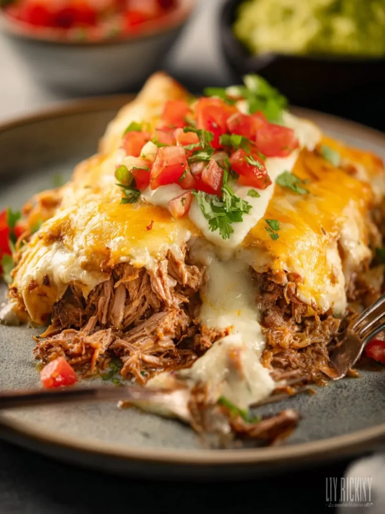 Creamy Shredded Beef Enchiladas (With Leftover Roast Beef) First Image