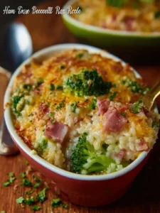 Ham Broccoli Rice Casserole First Image
