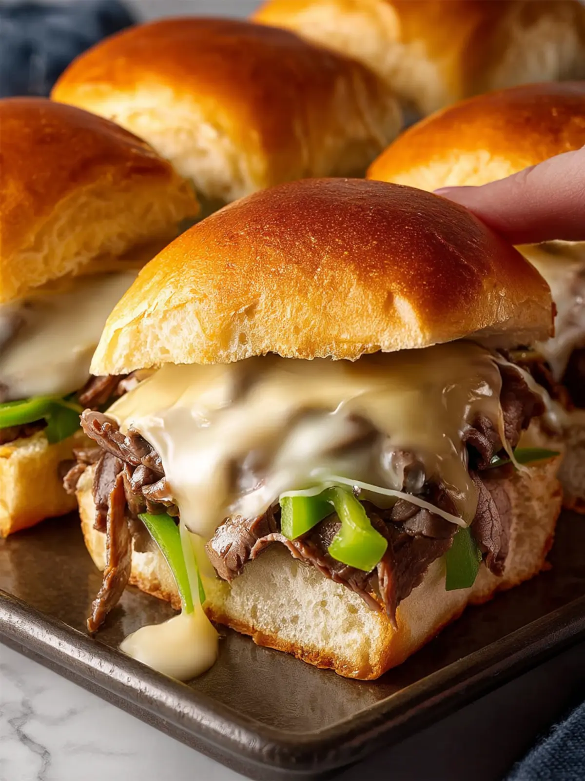 Philly Cheesesteak Sliders First Image
