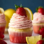 Strawberry Lemonade Cupcakes First Image